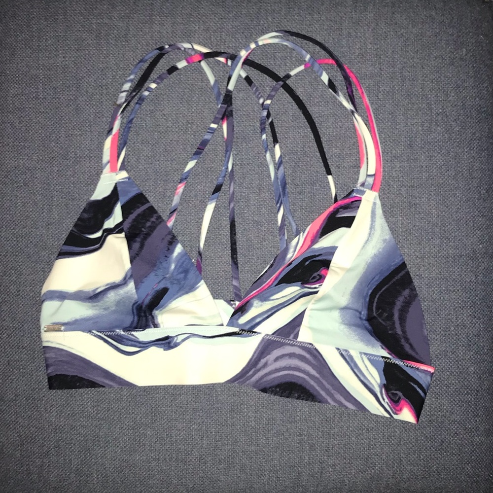 PINK! Triangle Strappy Sports Bra